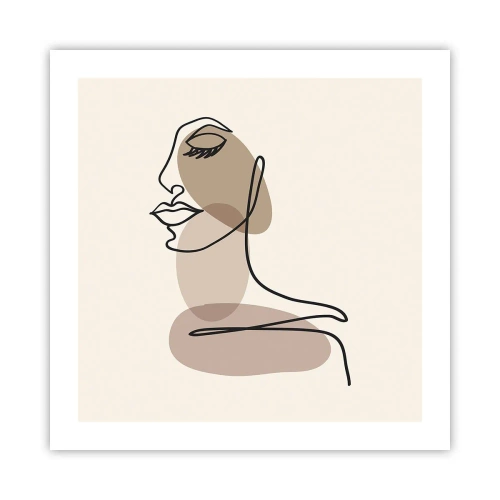 Pôster - Uma certa linha de beleza - 50x50 cm