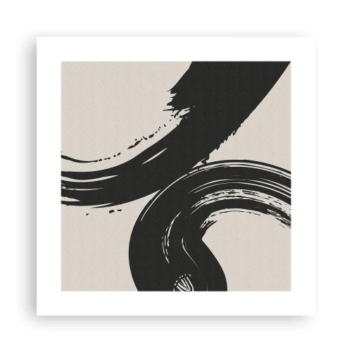 Pôster - Varrer e circular - 40x40 cm