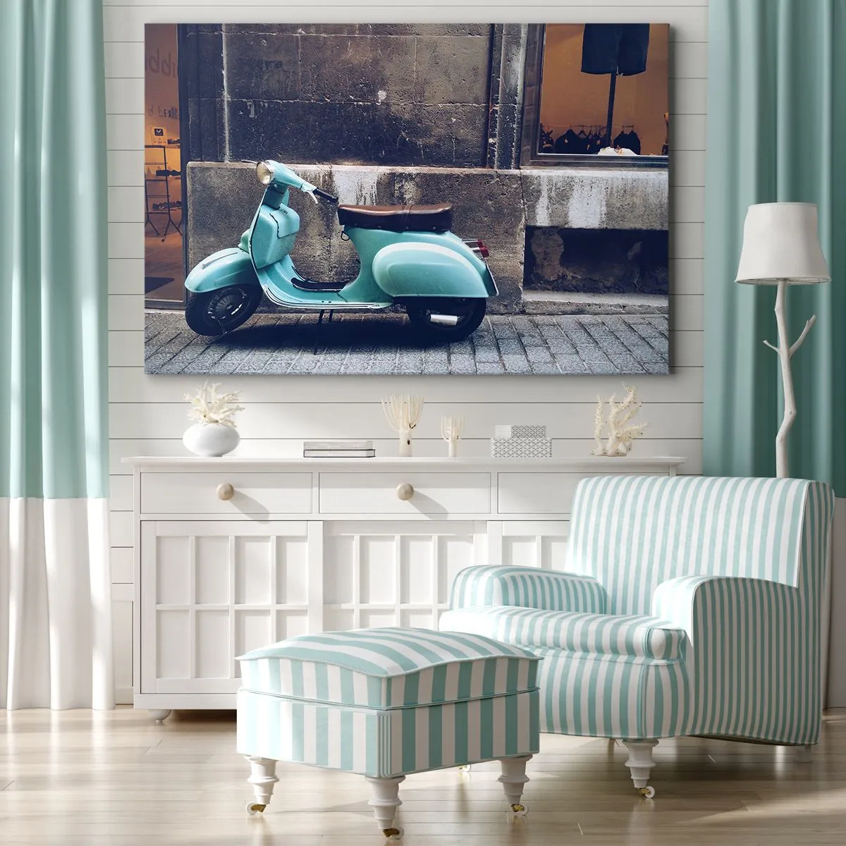 Quadro em tela - Ambiente inesquecível - 120x80 cm