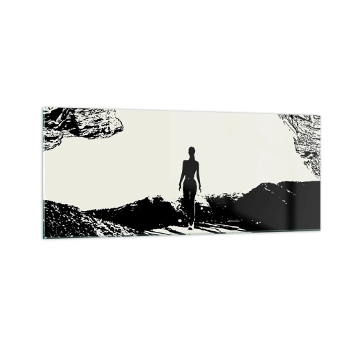 Quadro em vidro - Novo visual - 100x40 cm