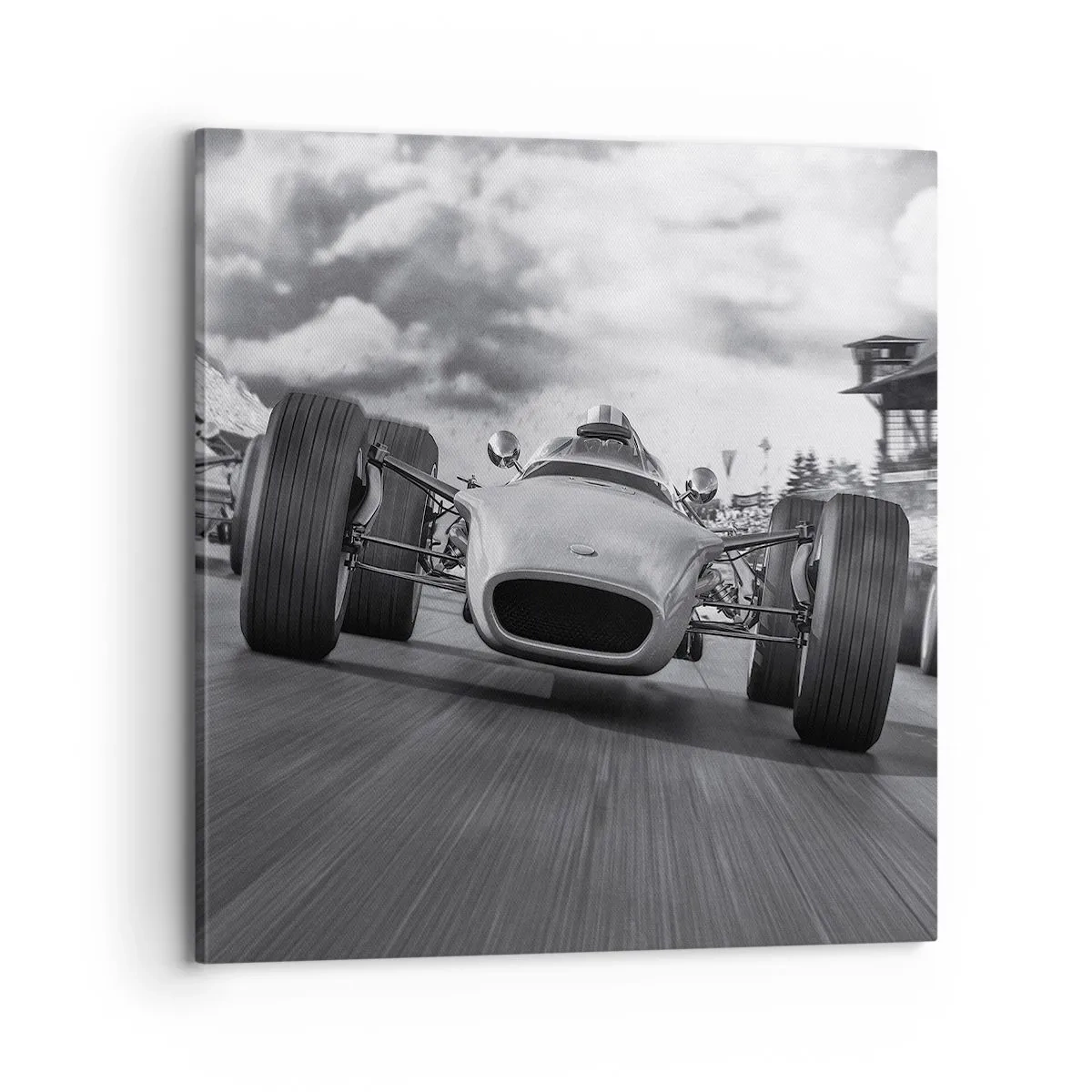 Quadro em tela - O ronco do motor - 70x70 cm