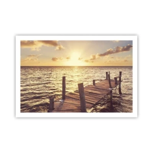 Pôster - A terra dourada da gentileza - 91x61 cm