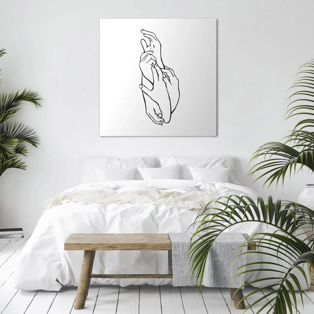 Quadro em tela - Bom toque - 60x60 cm