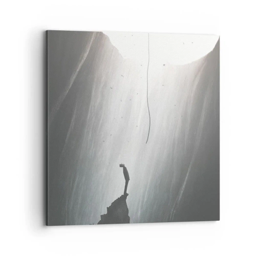 Quadro em tela - Sempre há uma saída - 70x70 cm