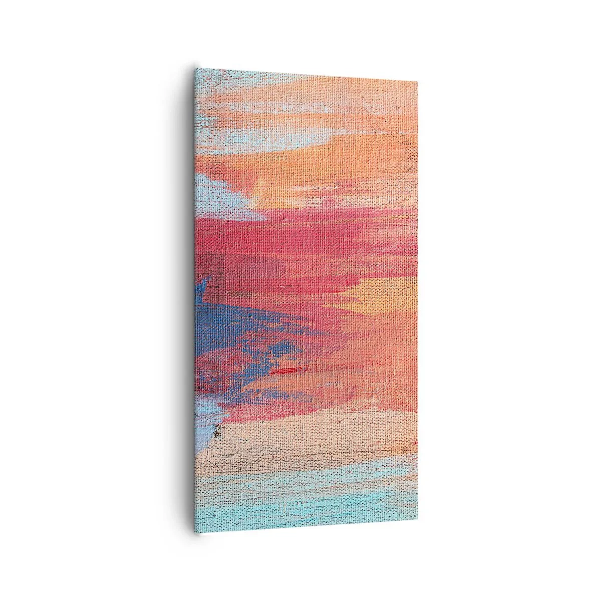 Quadro em tela - Flutuar pelo arco-íris - 65x120 cm