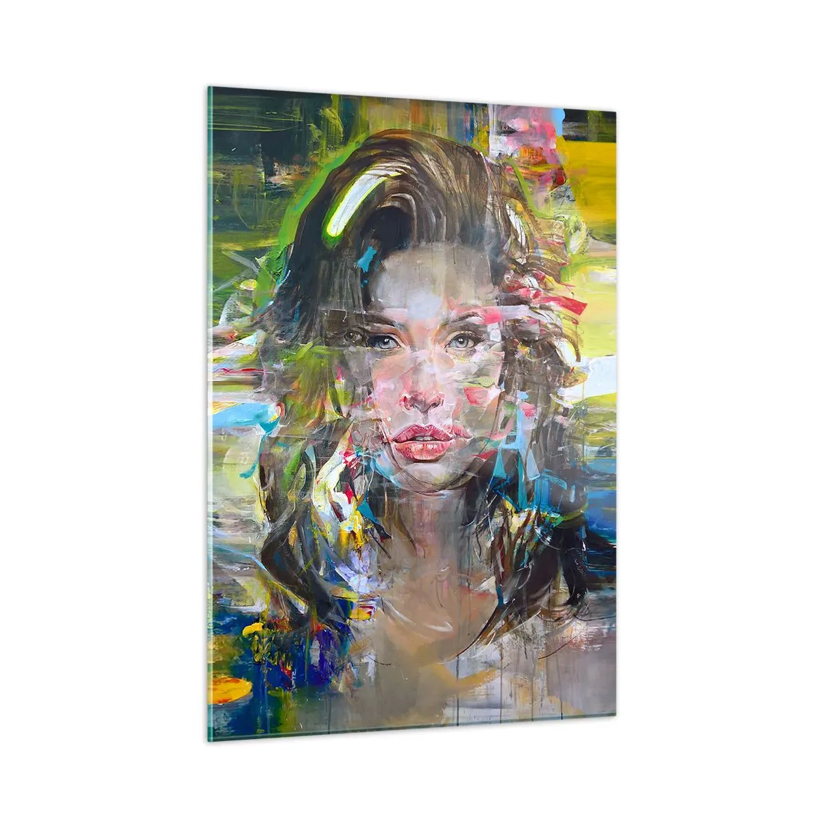Quadro em vidro - Atrás da cortina de ar - 50x70 cm