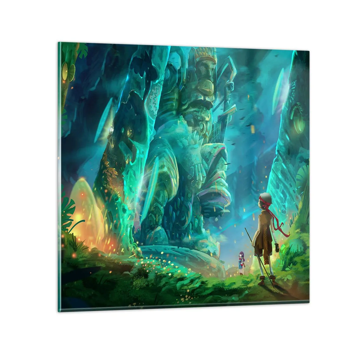 Quadro em vidro - Do Grande Livro de Contos de Fadas - 30x30 cm