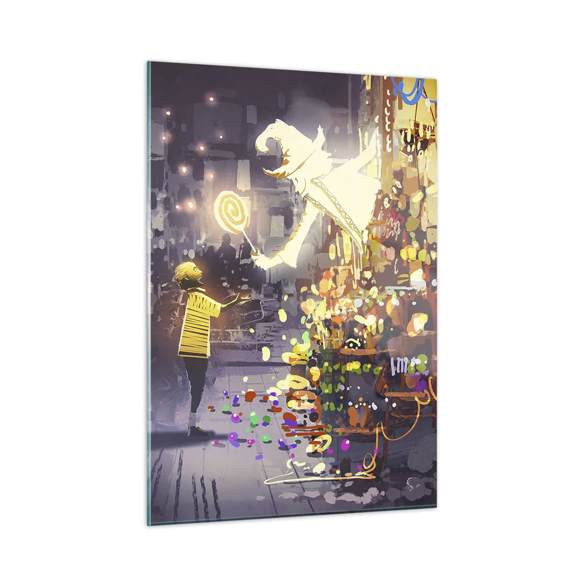 Quadro em vidro - Os feitiços existem - 50x70 cm