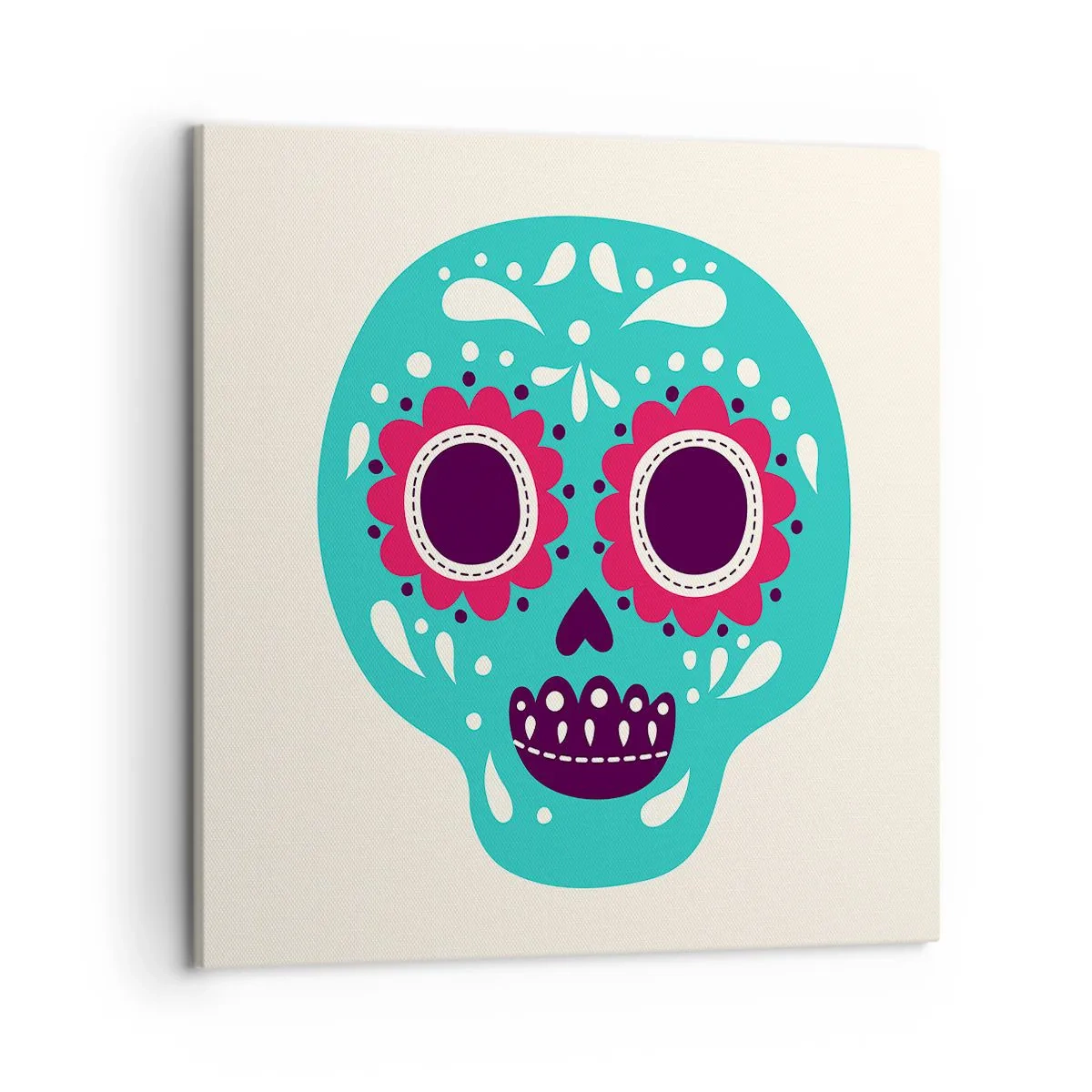 Quadro em tela - Vida – diversão até a morte - 50x50 cm