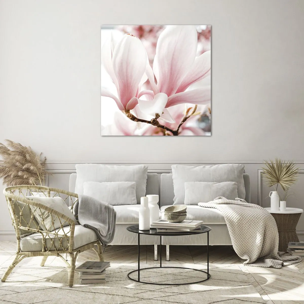 Quadro em vidro - Sensibilidade infinita - 30x30 cm