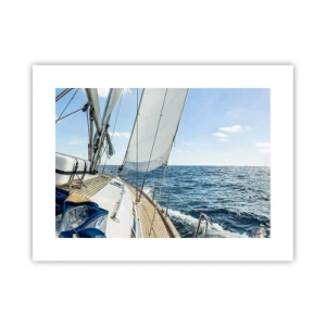 Pôster - Ahoy, aventura - 40x30 cm