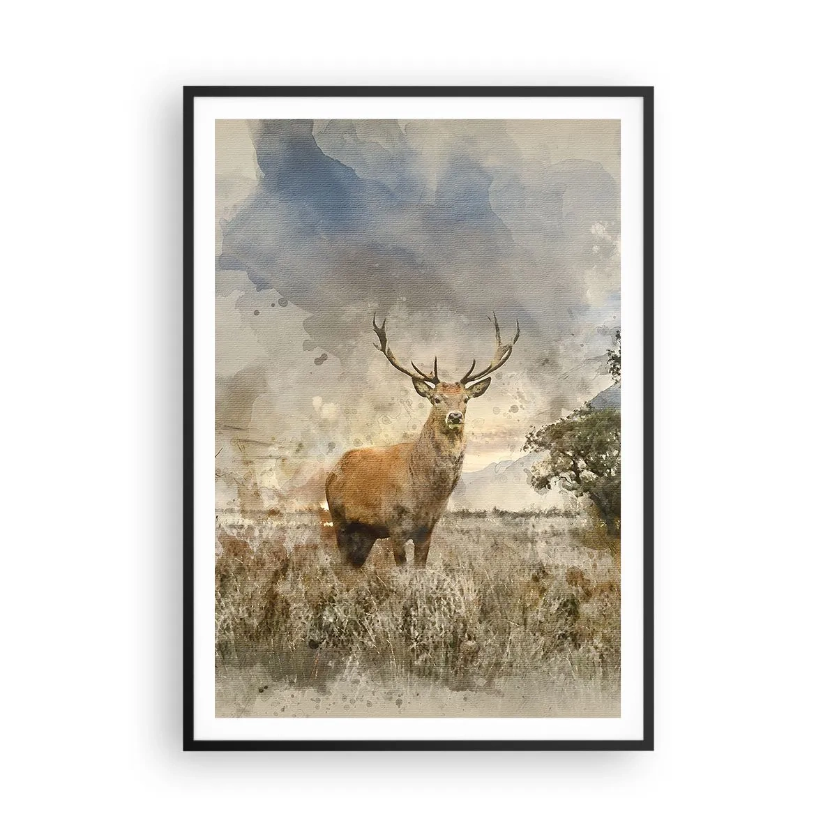 Pôster com moldura preta - Dignidade - força - dignidade - 70x100 cm