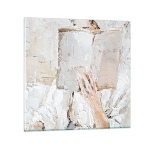 Quadro em vidro - Em outro mundo - 30x30 cm