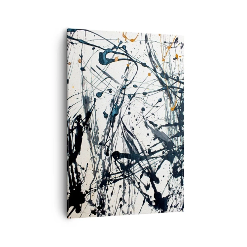 Quadro em tela - Abstração expressionista - 70x100 cm