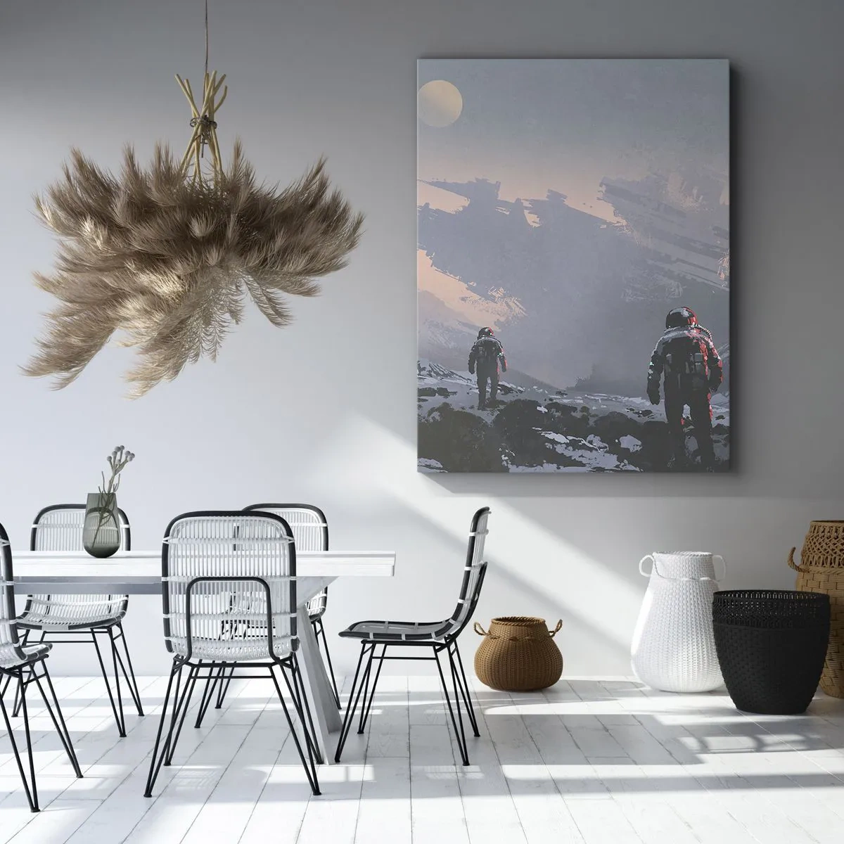 Quadro em tela - Sob uma estrela desconhecida - 50x70 cm