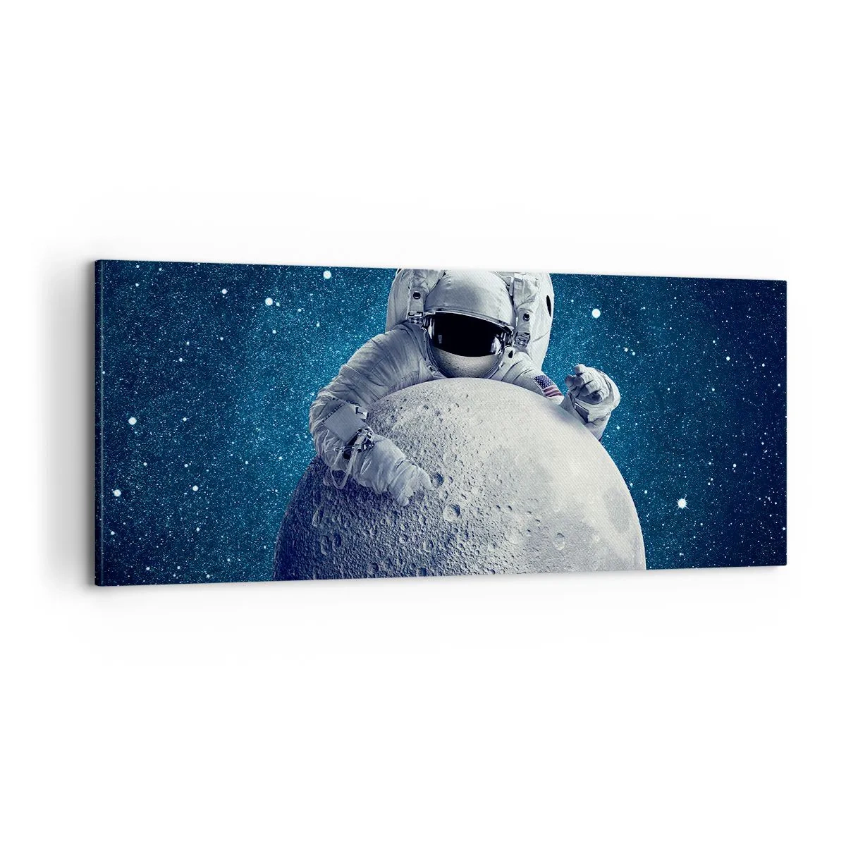 Quadro em tela - Coringa do espaço - 100x40 cm