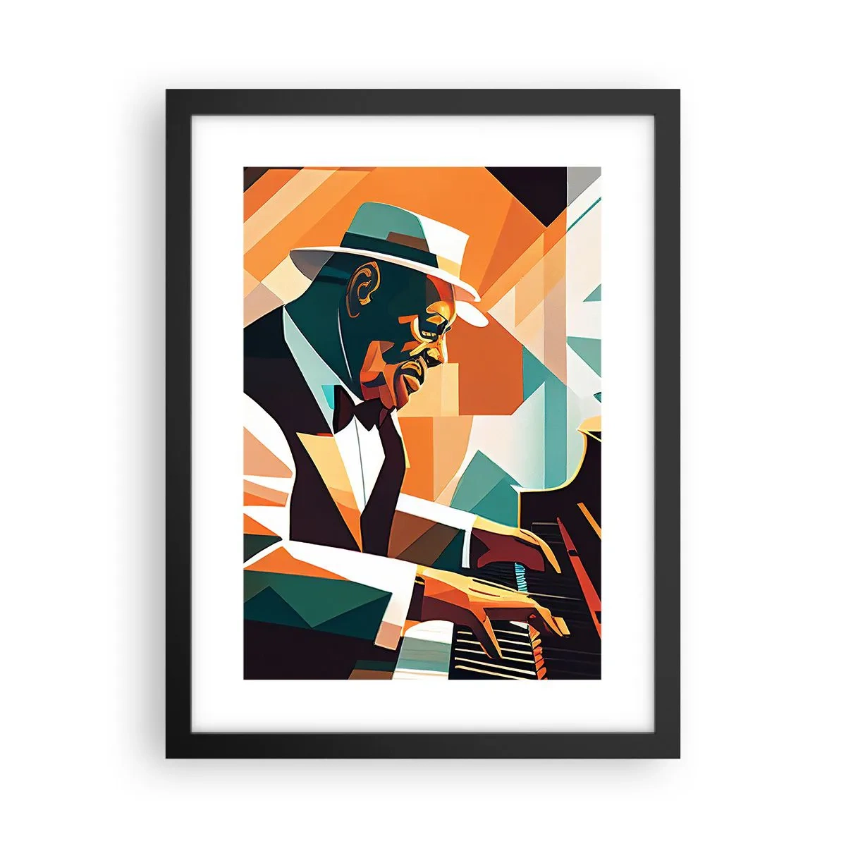 Pôster com moldura preta - Todo aquele jazz - 30x40 cm