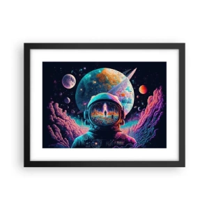 Pôster com moldura preta - Os filósofos não sonharam com isso - 40x30 cm