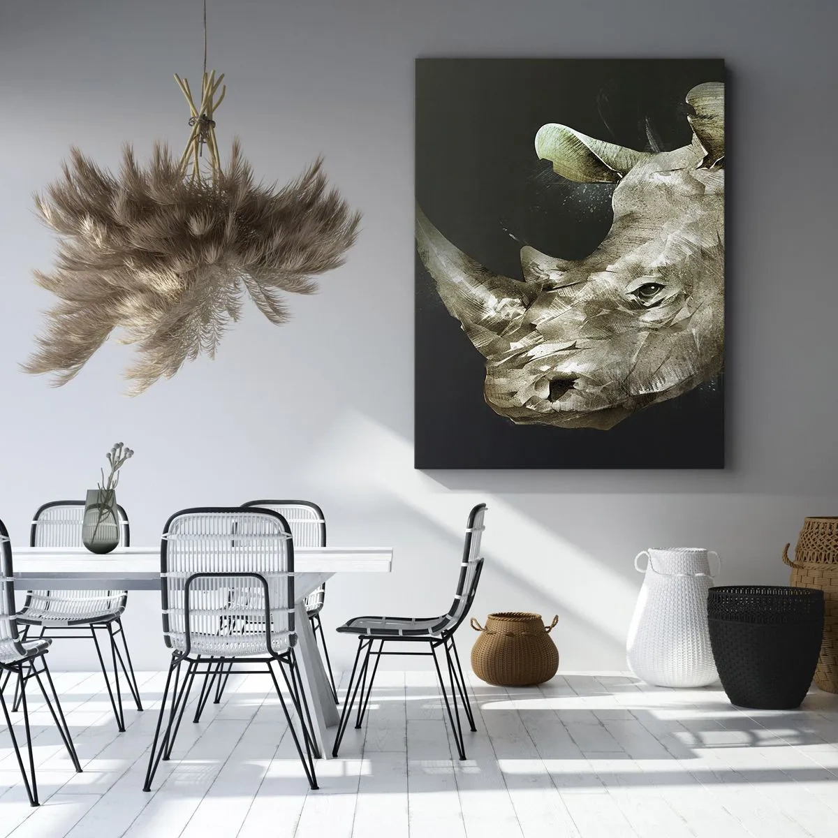 Quadro em tela - Uma força verdadeiramente masculina - 50x70 cm