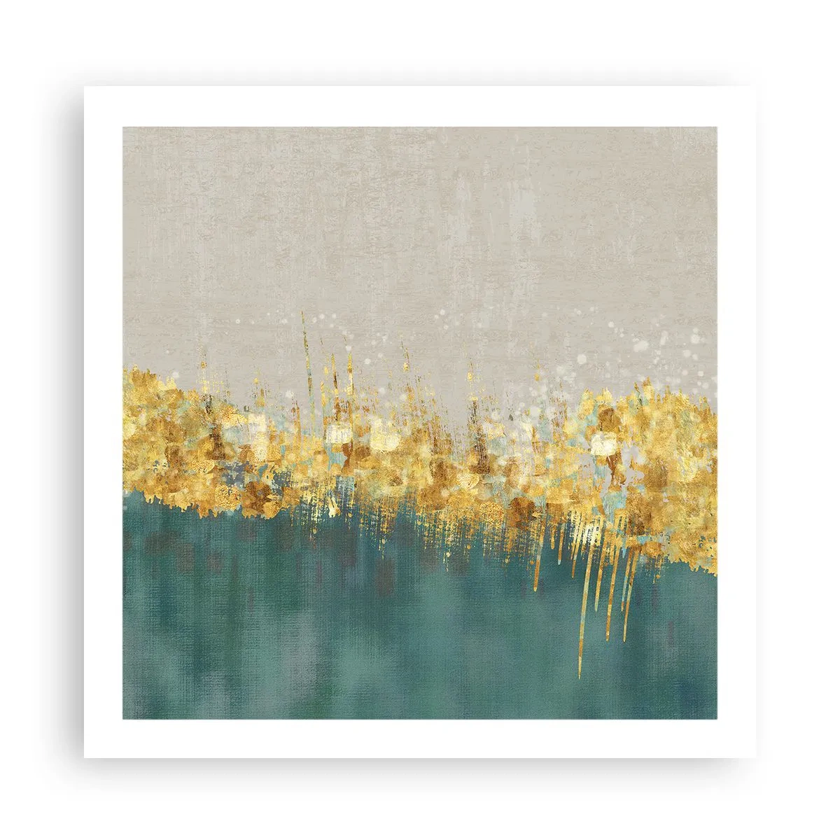 Pôster - A fronteira dourada - 60x60 cm