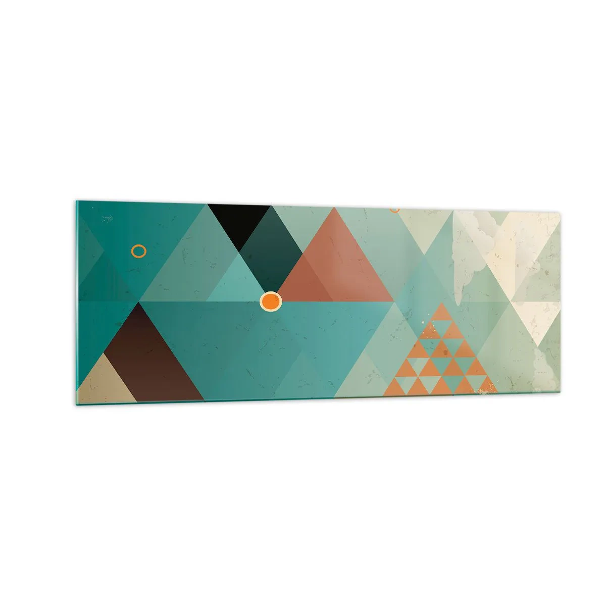 Quadro em vidro - A unidade de muitos, os muitos da unidade - 140x50 cm