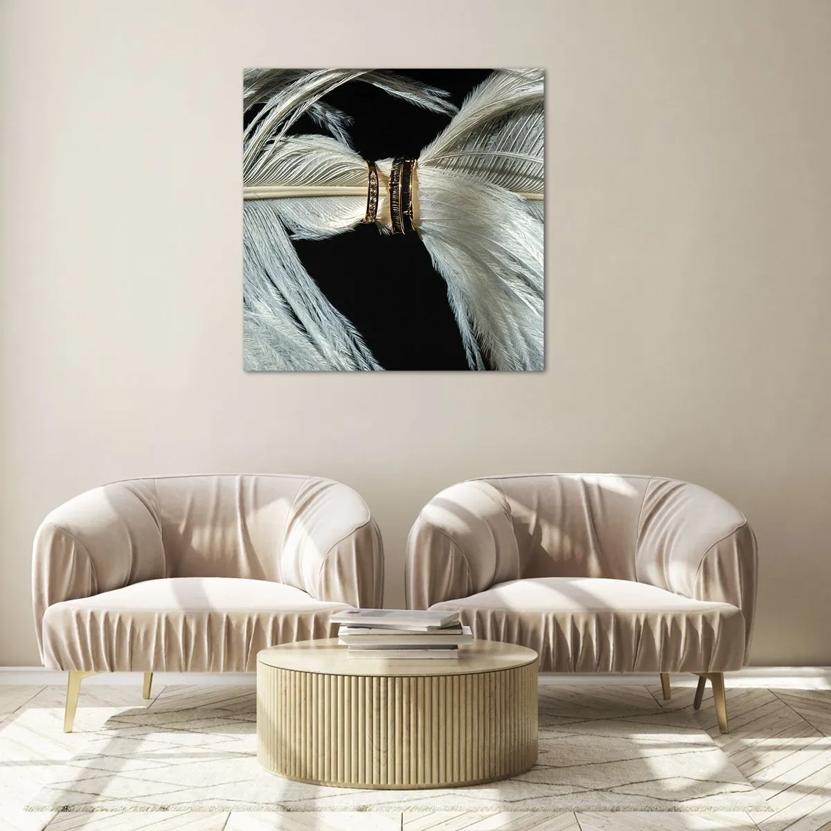 Quadro em vidro - ...todos os dias da nossa vida... - 60x60 cm