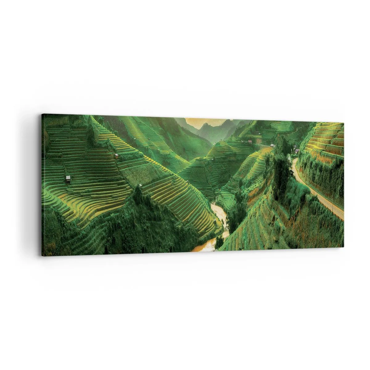 Quadro em tela - Vale vietnamita - 120x50 cm