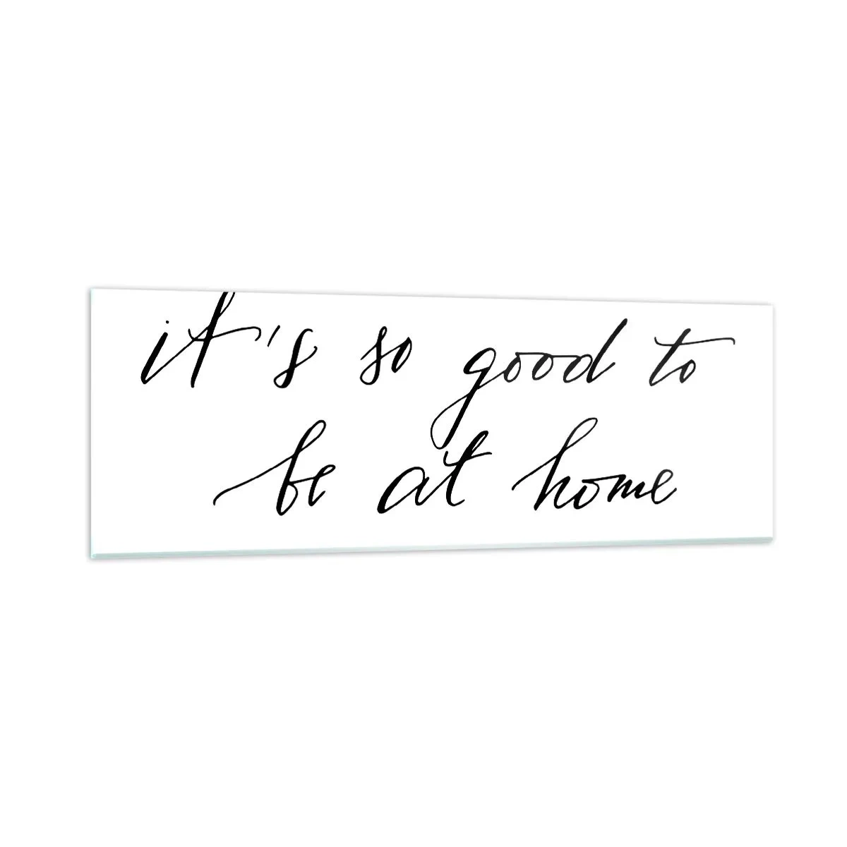 Quadro em vidro - Toda a verdade - 90x30 cm