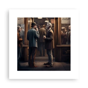 Pôster - Boa hora do dia - 30x30 cm