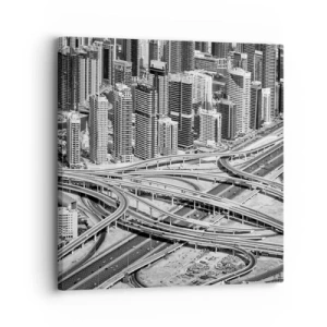 Quadro em tela - Dubai – uma cidade impossível - 30x30 cm