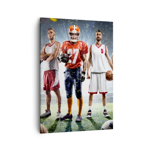 Quadro em tela - Gladiadores dos campos - 50x70 cm