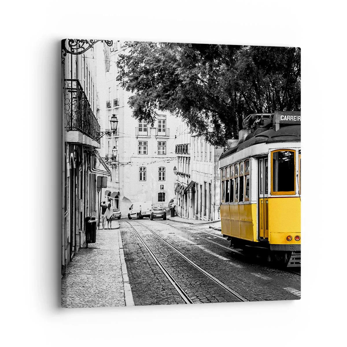 Quadro em tela - E o fado ao fundo - 30x30 cm