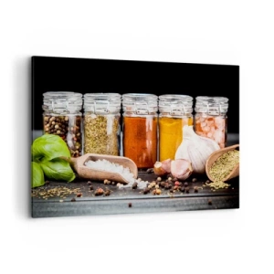 Quadro em tela - Para que a vida tenha um sabor - 100x70 cm