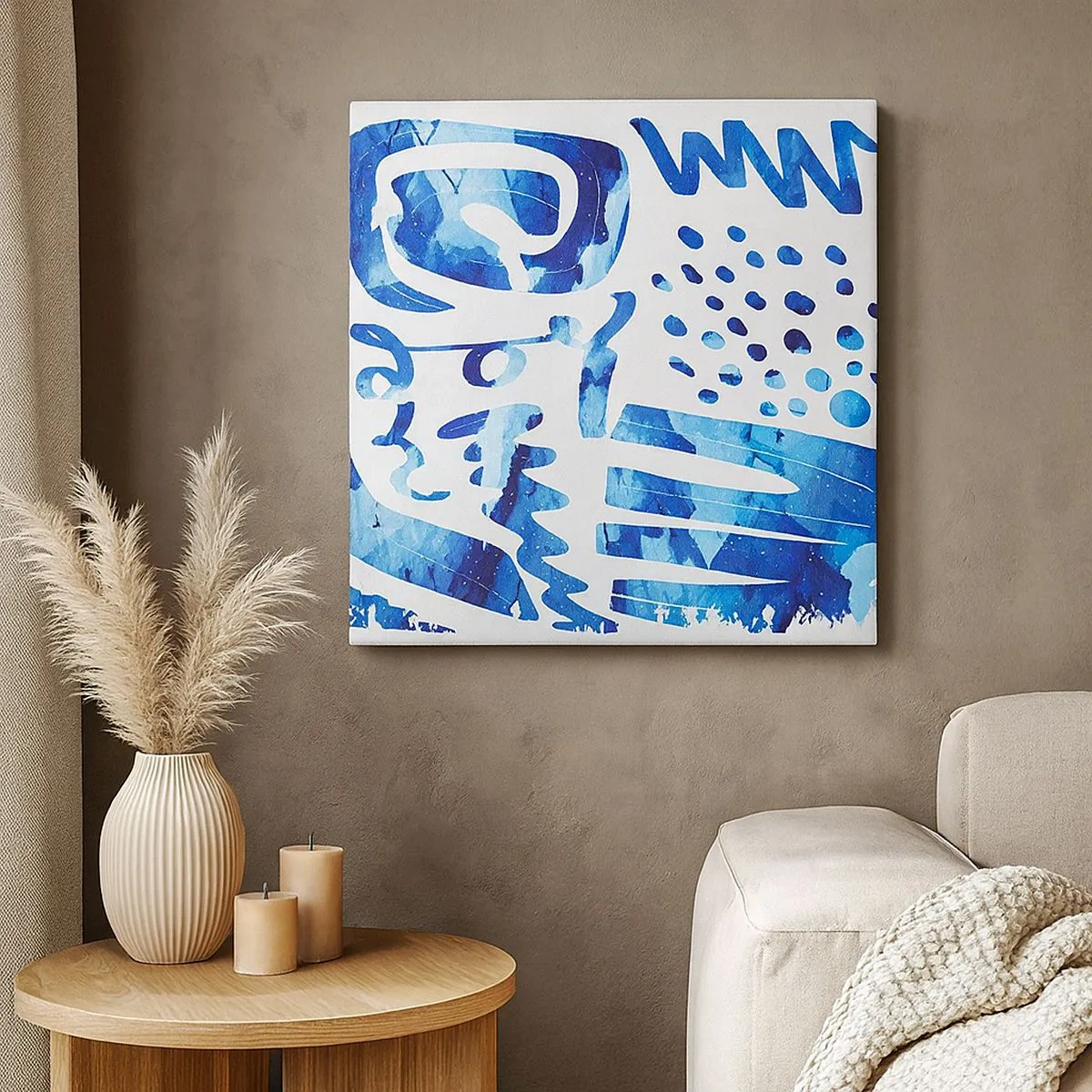 Quadro em tela - Voltar às raízes - 30x30 cm