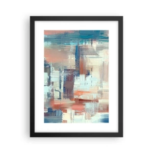 Pôster com moldura preta - Alcance a luz - 30x40 cm