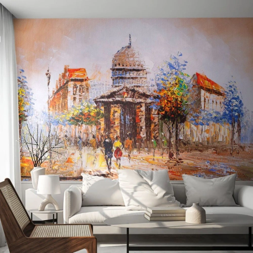 Papel de parede personalizado Premium Sand - Passeio por Paris - Arquitetura, Cidade, França