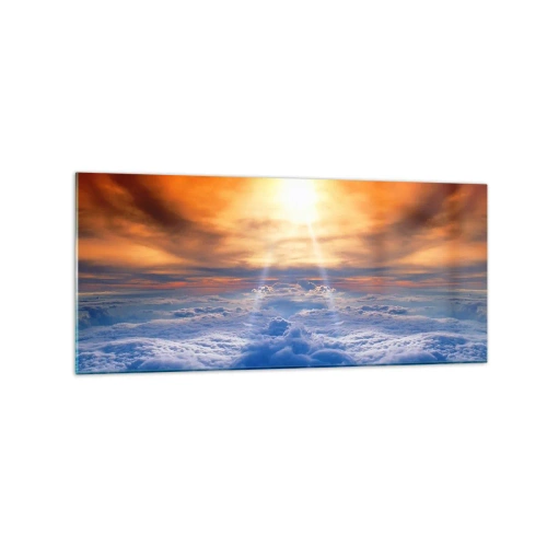 Quadro em vidro - Paisagem mística - 120x50 cm