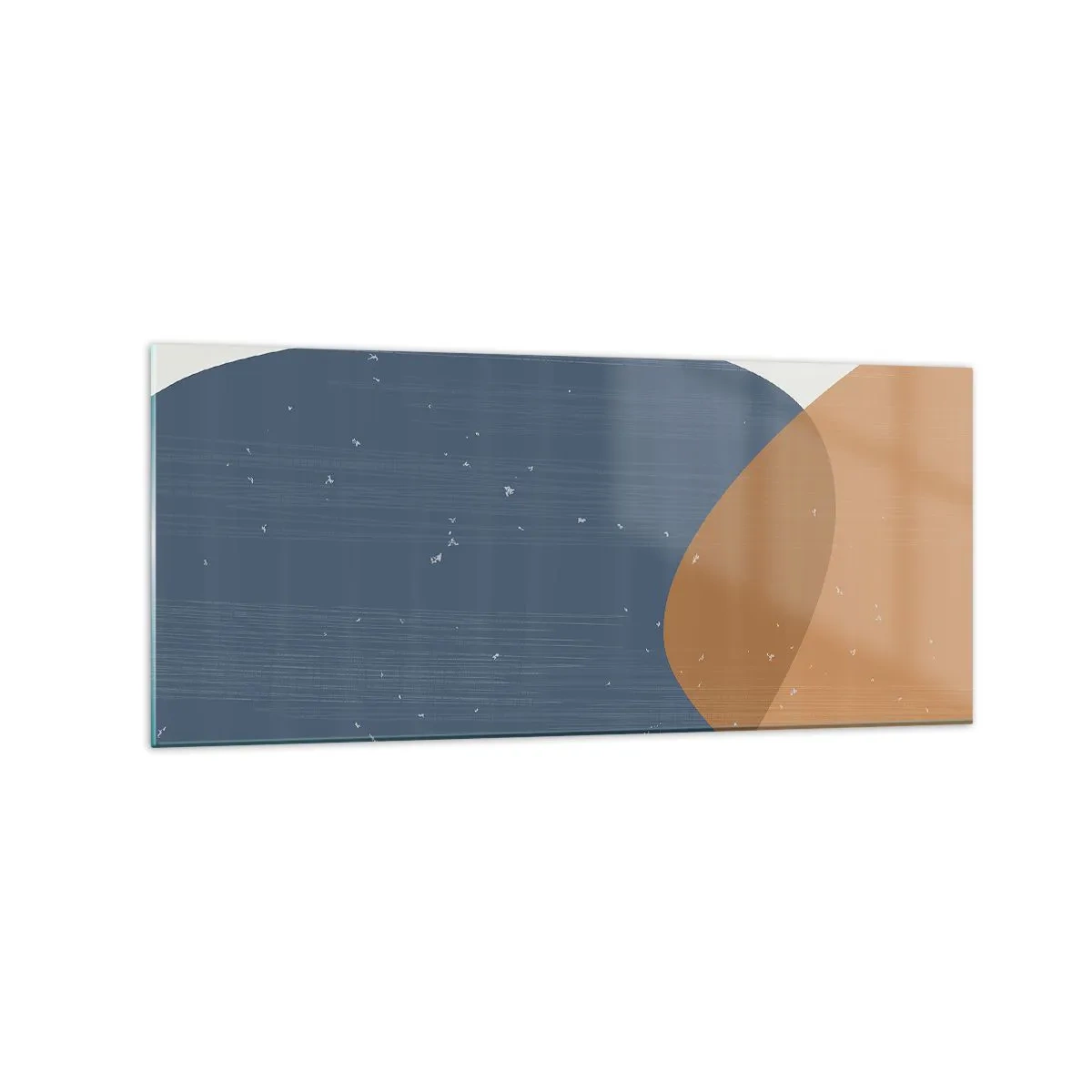 Quadro em vidro - Ovais e influências - 120x50 cm