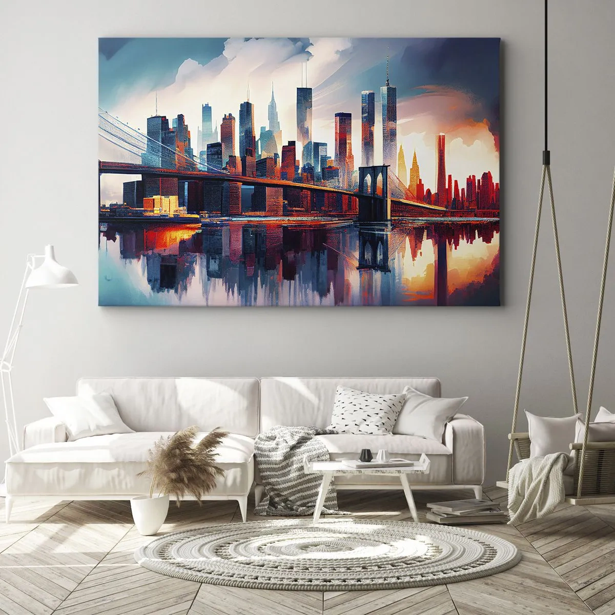 Quadro em tela - Nova York dos sonhos - 70x50 cm