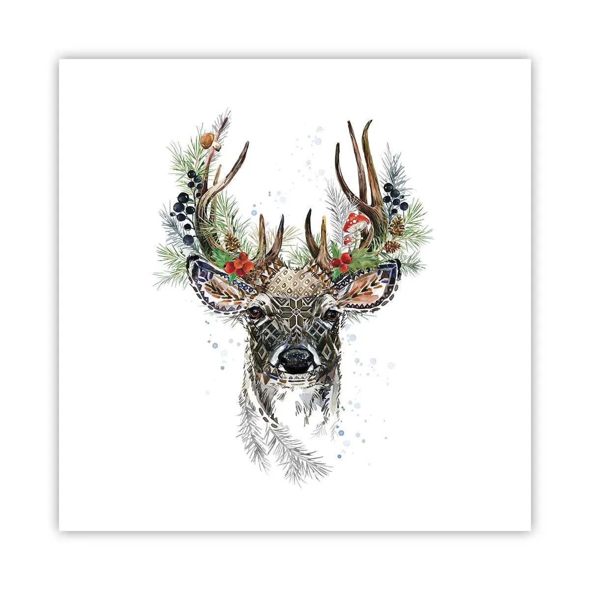 Pôster - Num manto festivo - 50x50 cm