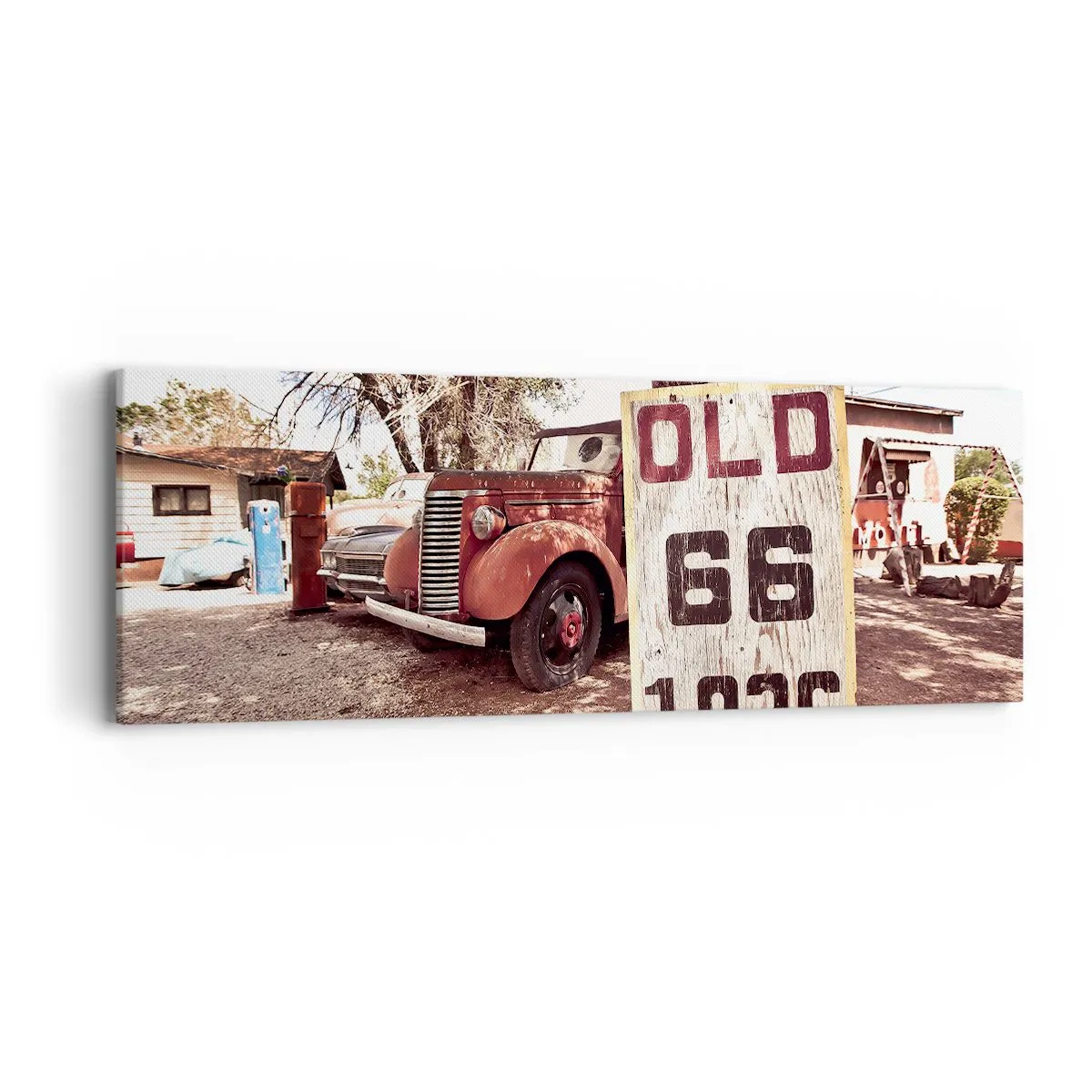 Quadro em tela - A lenda de uma província americana - 90x30 cm