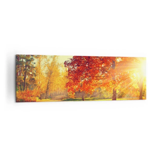 Quadro em tela - O vermelho é lindo - 160x50 cm