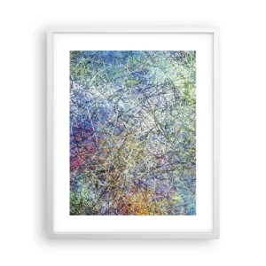 Pôster em moldura branca - Não é assim tão simples - 40x50 cm