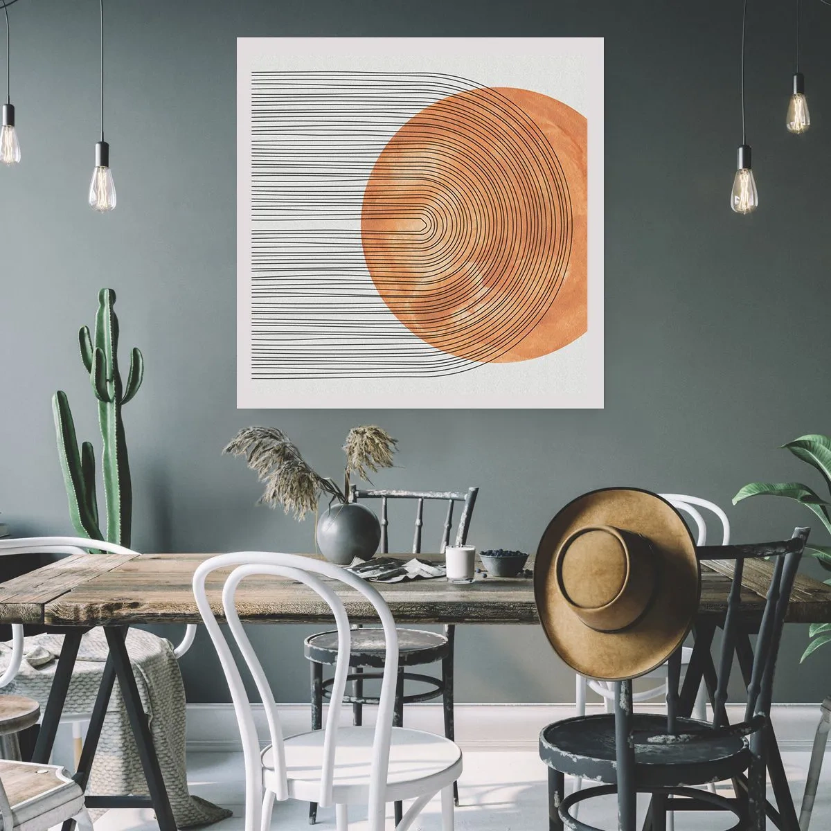 Pôster - Composição solar - 60x60 cm