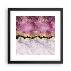 Pôster com moldura preta - Na fronteira - 30x30 cm