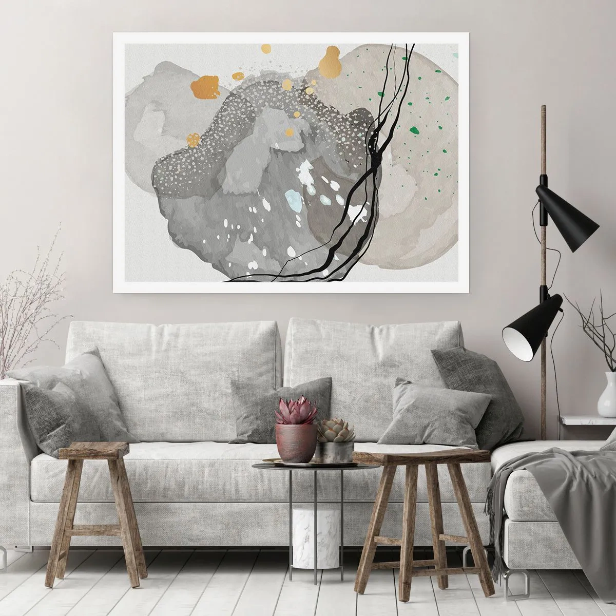 Pôster - Composição orgánica - 50x40 cm