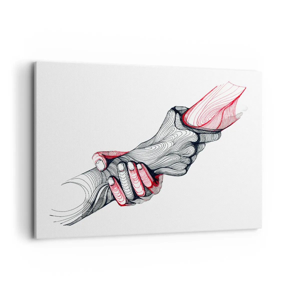 Quadro em tela - Está em boas mãos - 100x70 cm