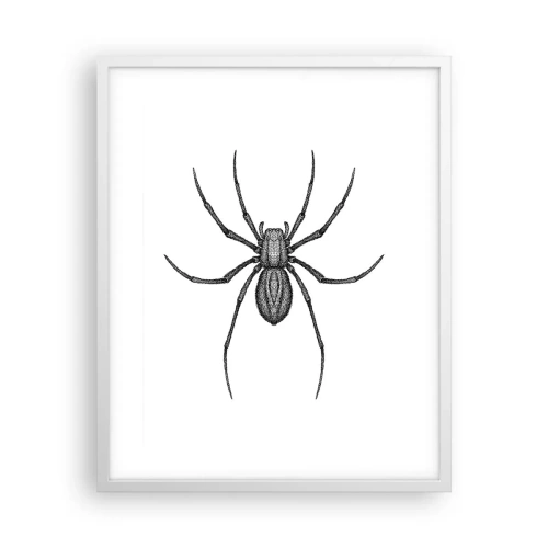 Pôster em moldura branca - Precisão perturbadora - 40x50 cm