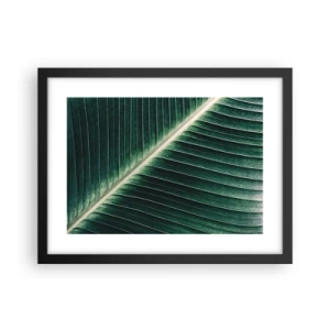 Pôster com moldura preta - O ritmo da natureza - 40x30 cm