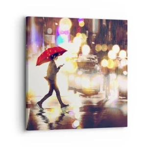 Quadro em tela - Apesar de tudo, ensolarado - 30x30 cm